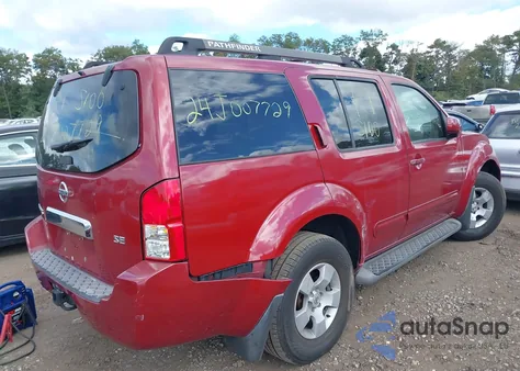 2007 Nissan Pathfinder Se from USA, damaged, VIN 5N1AR18W67C633809